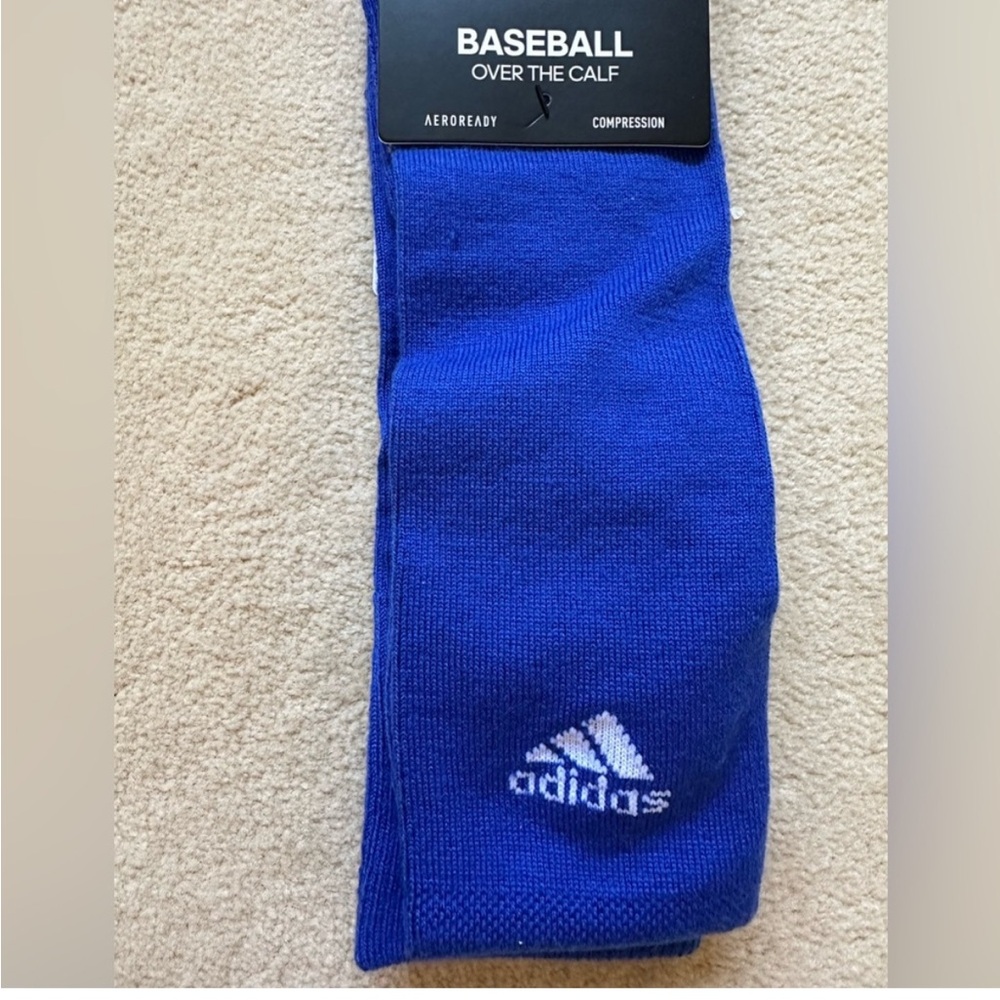Adidas Royal Blue Over the Calf Baseball Socks
